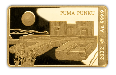 2022 Solomon Mysteries of World History - Puma Punku Gold Prooflike