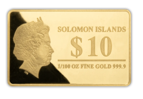 2022 Solomon Mysteries of World History - Externsteine Gold Prooflike