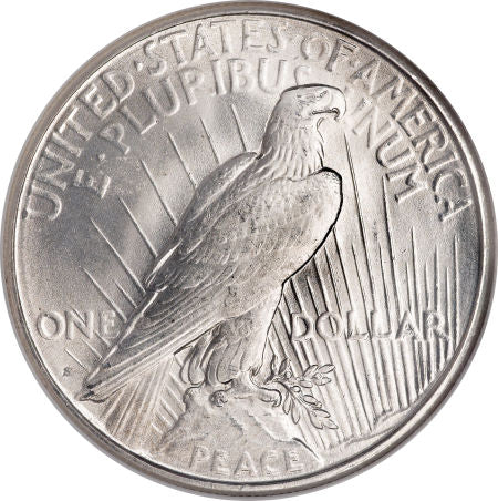 1923 S Peace Silver Dollar San Francisco - Brilliant Uncirculated