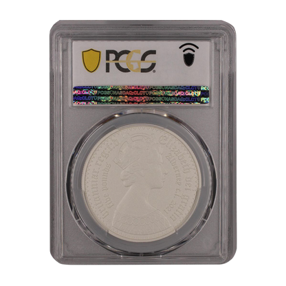 2021 $5 Alderney New Gothic Crown Matte Shields Proof Silver PCGS PR70