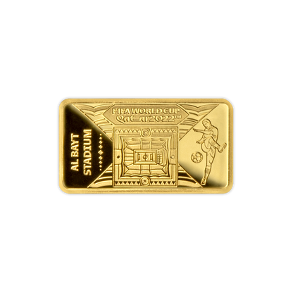 2022 Solomon Islands - World Cup Al Bayt Stadium 1/100oz Gold Prooflike