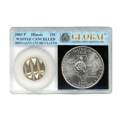 2003 Illinois Quarter Mint Canceled - Global Certified