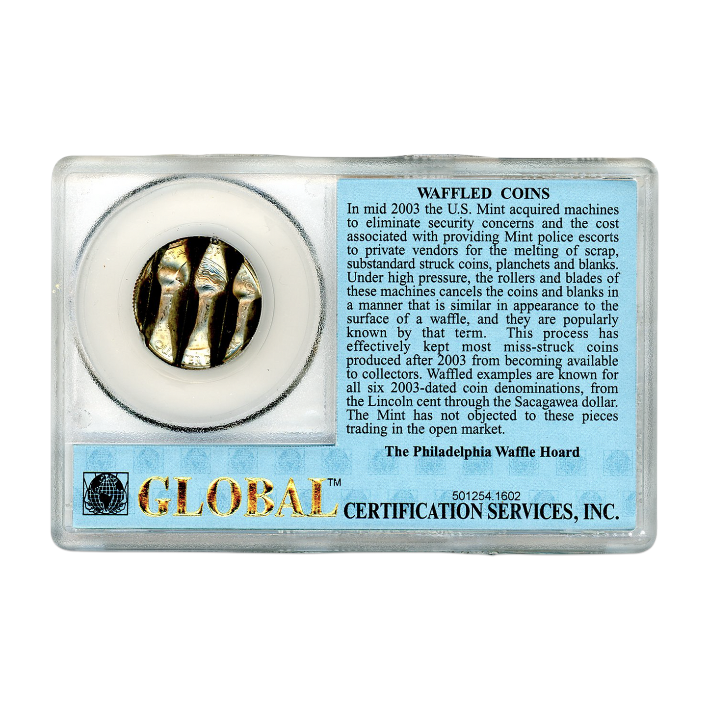 2003 Illinois Quarter Mint Canceled - Global Certified