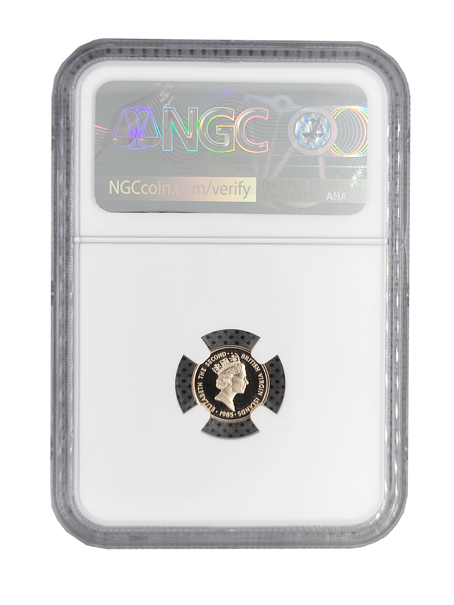 1985 FM B.V Island G$25 Marsh Hawk NGC PF69 ultra cameo
