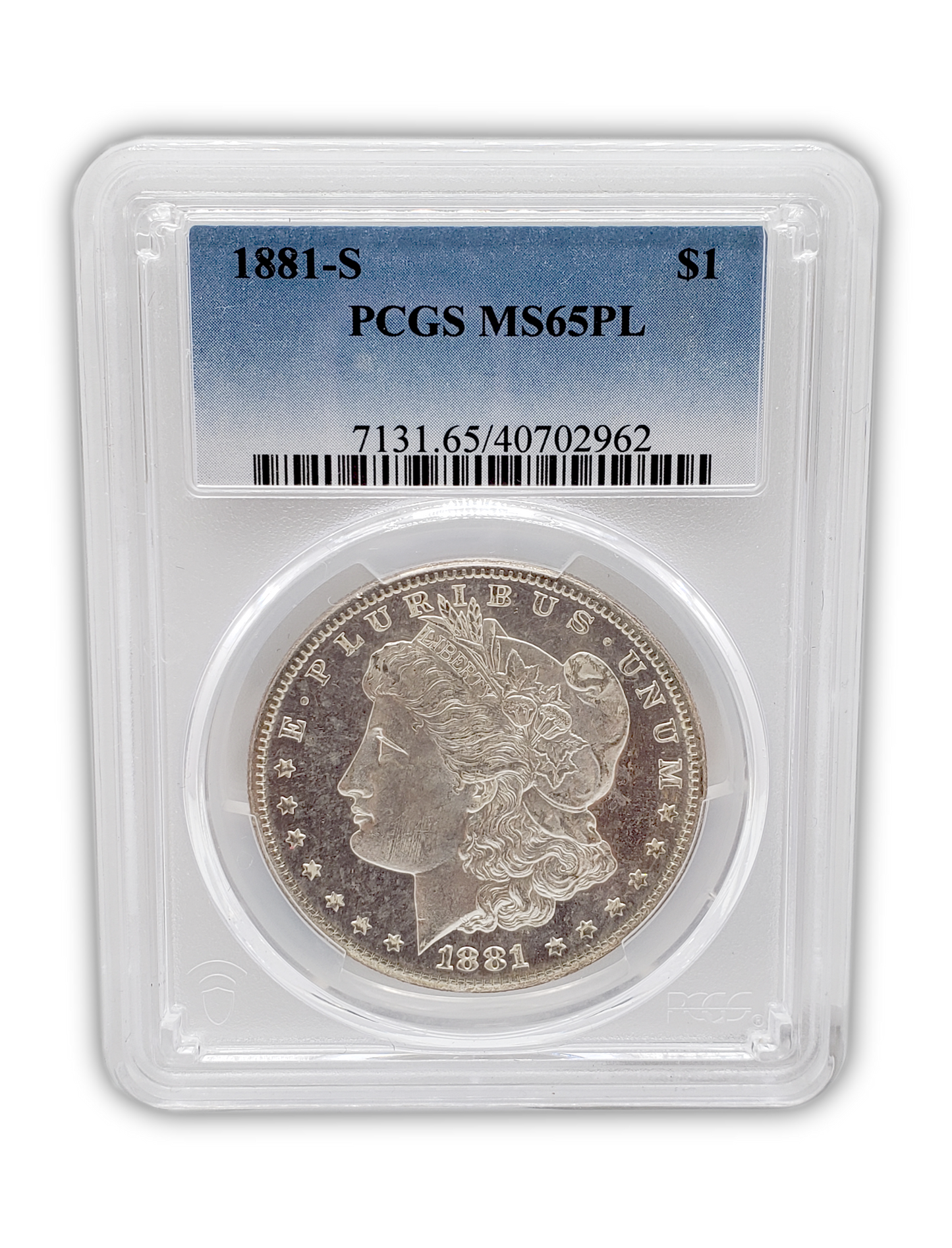 1881 Morgan Silver Dollar San Francisco - PCGS MS65 PL