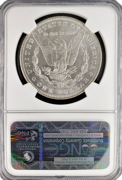 1887 Morgan Silver Dollar Philadelphia - NGC MS65 Sight White