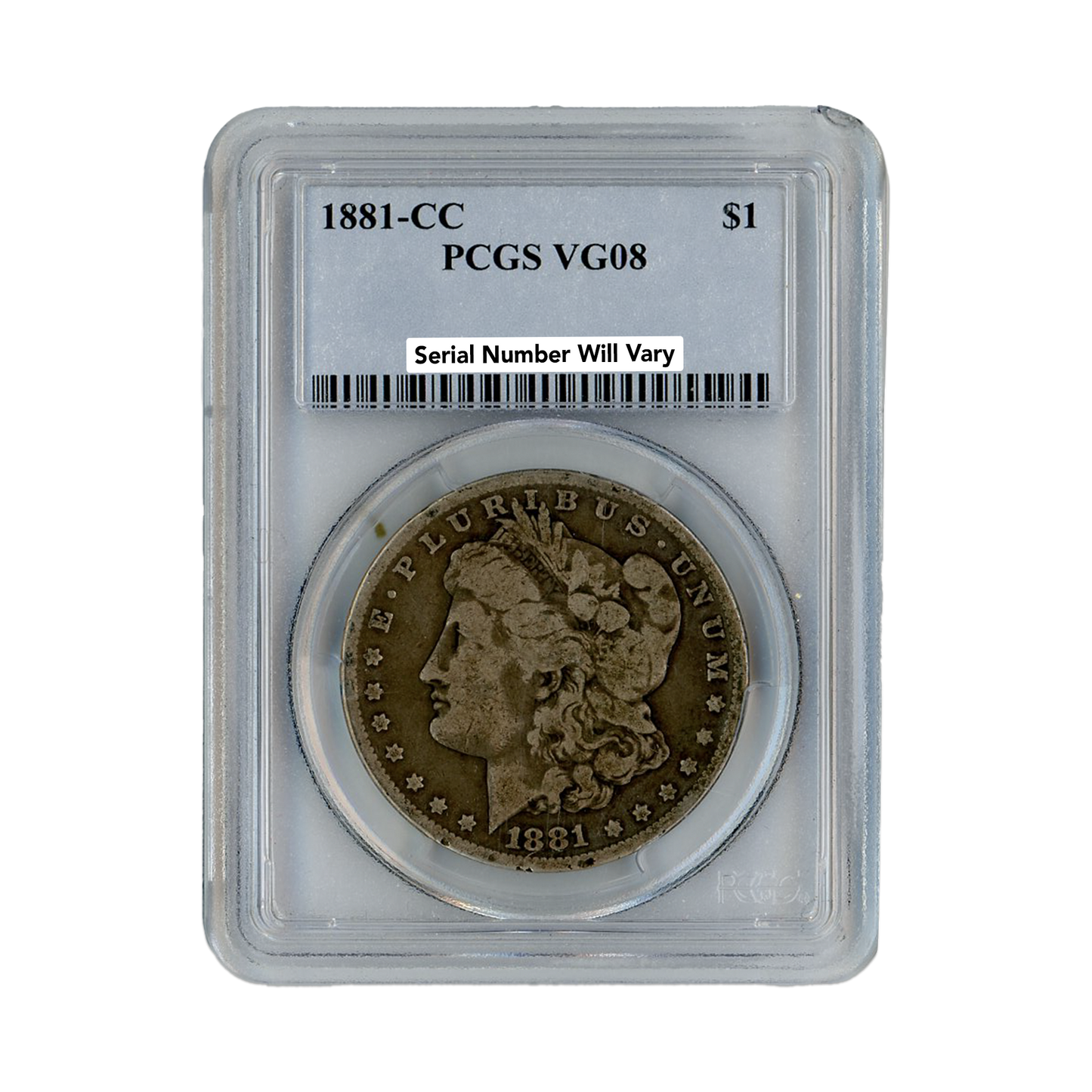 1881-CC Morgan Silver Dollar Carson City PCGS VG08