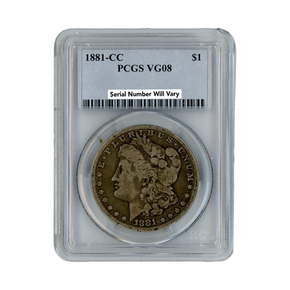 1881-CC Morgan Silver Dollar Carson City PCGS VG08