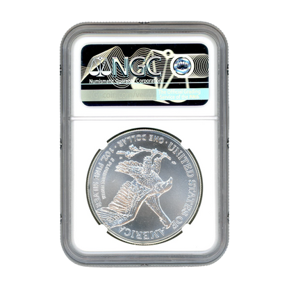 2021 Silver Eagle Landing Type 2 - NGC MS70 First Day of Issue