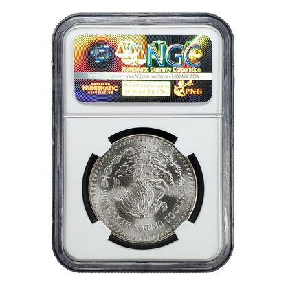 1994 1 oz Mexican Libertad Silver Coin - NGC MS66