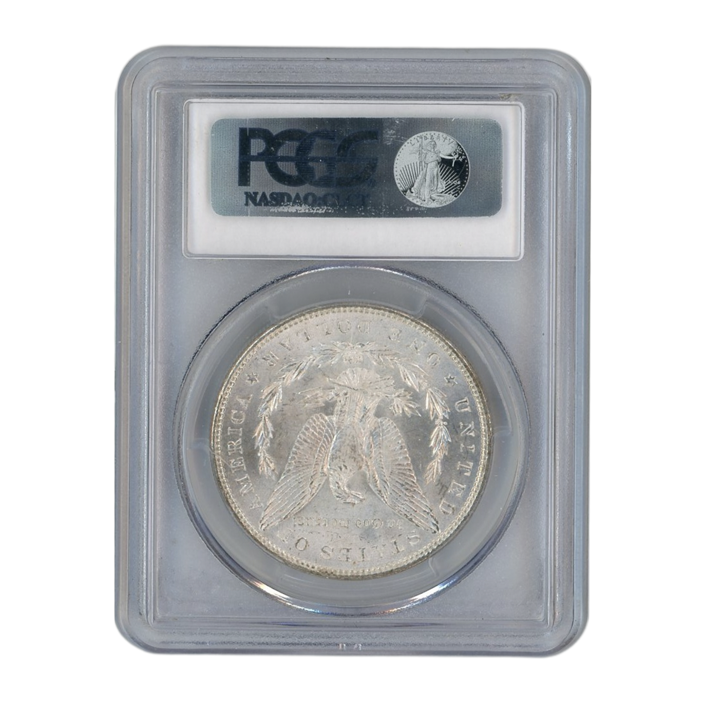 1896 Morgan Silver Dollar Philadelphia - CAC Label - PCGS MS66+ Sight White