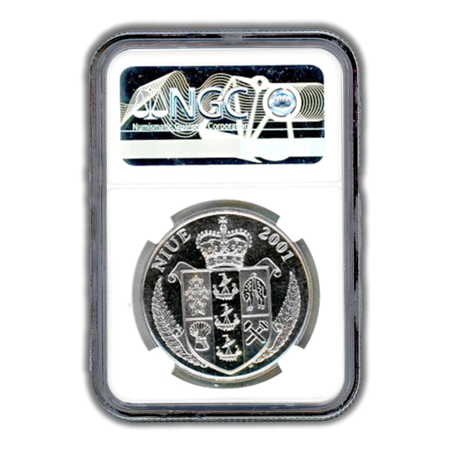 2001 Niue Pokemon Squirtle $1 Coin - NGC MS66