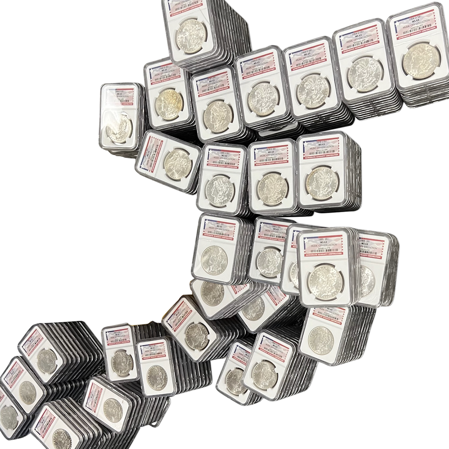Music City Morgan and Peace Dollar Hoard