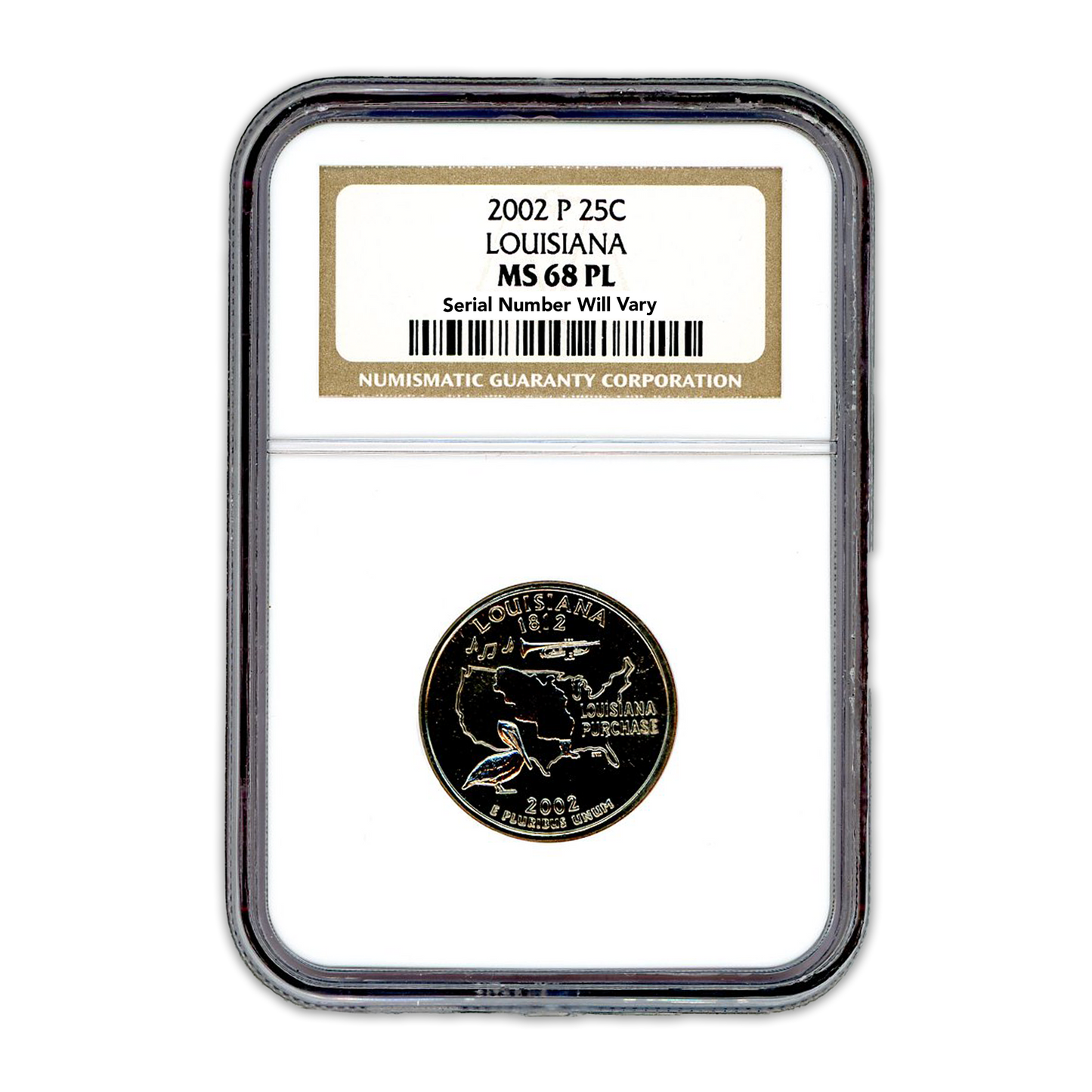 2002 Louisiana Quarter NGC MS68