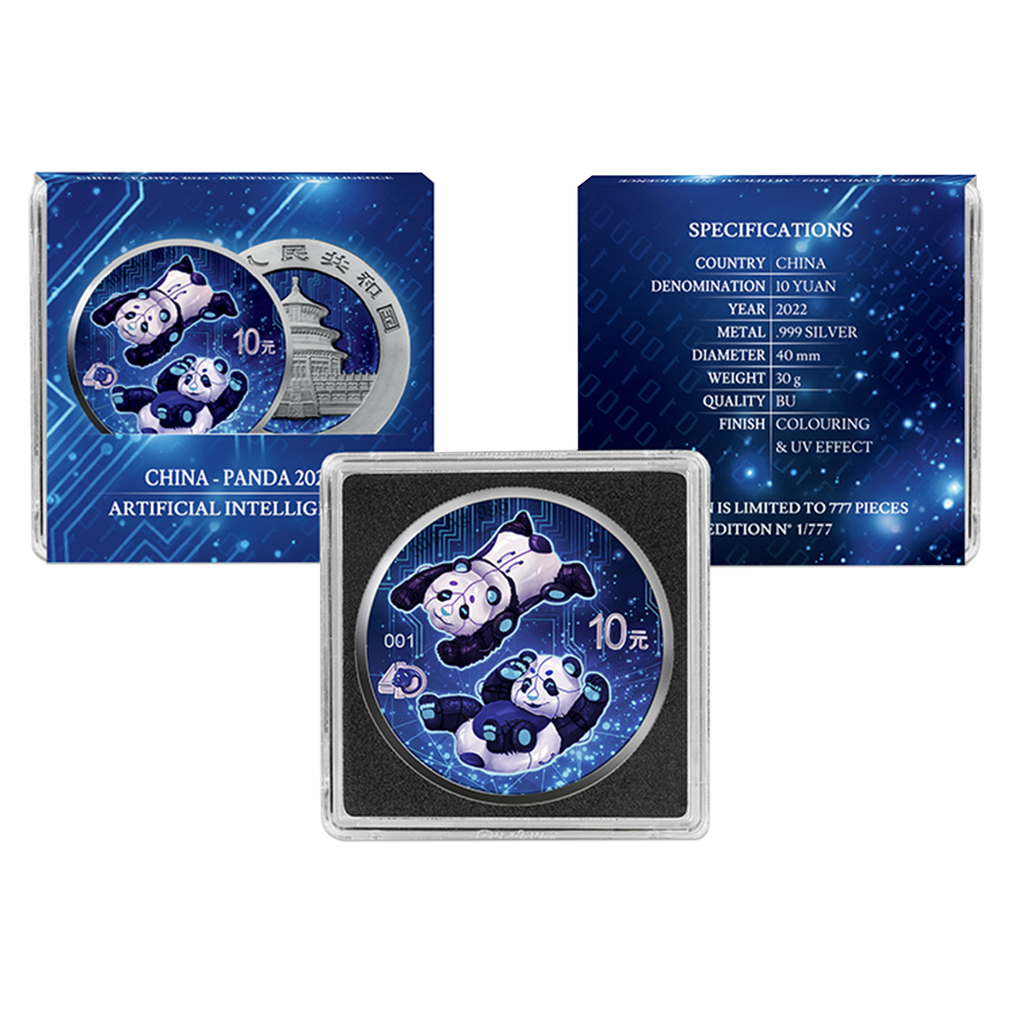 2022 Chinese Panda Silver Artificial Intelligence