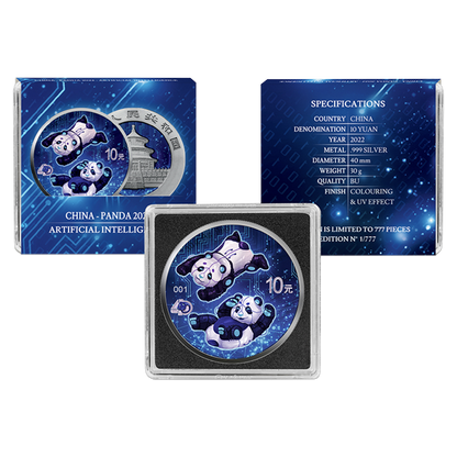 2022 Chinese Panda Silver Artificial Intelligence