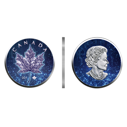2022 1 oz Candian Maple Silver Artificial Intelligence