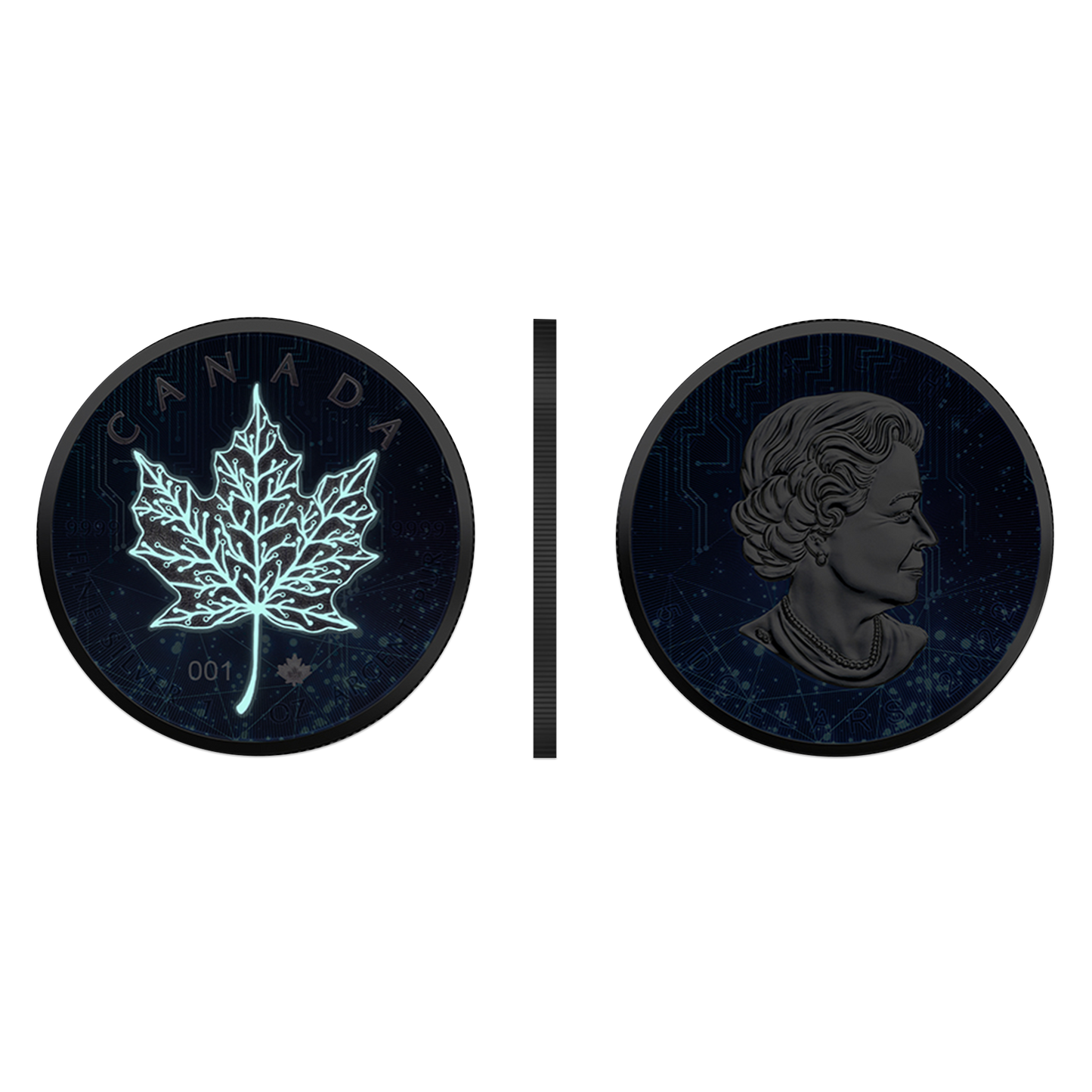 2022 1 oz Candian Maple Silver Artificial Intelligence