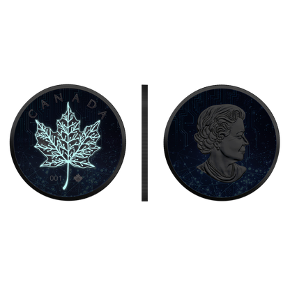 2022 1 oz Candian Maple Silver Artificial Intelligence