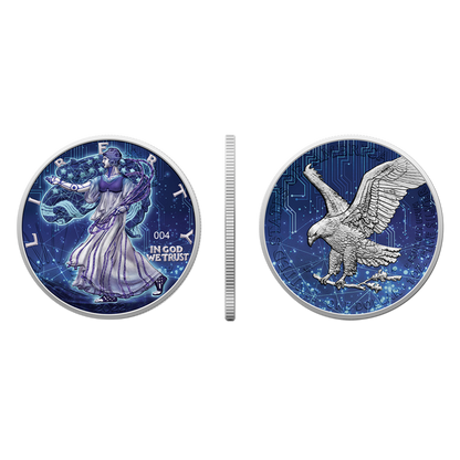2022 1 oz American Eagle Silver Artificial Intelligence