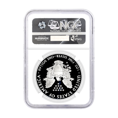 2021 Silver Eagle Type 1 Proof Congratulations - NGC PF70 FDI Mercanti Blue Label