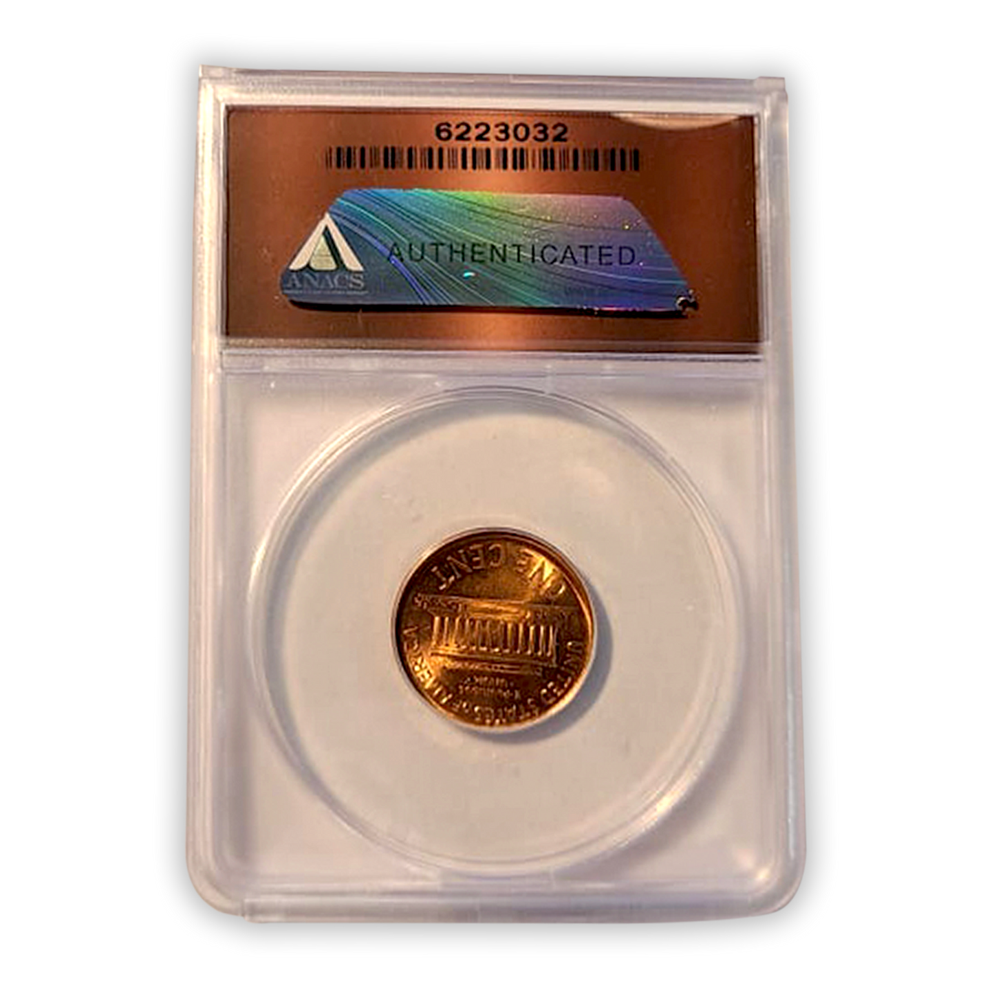 Lincoln Cent - Broadstruck Out of Collar Error - ANACS Certified