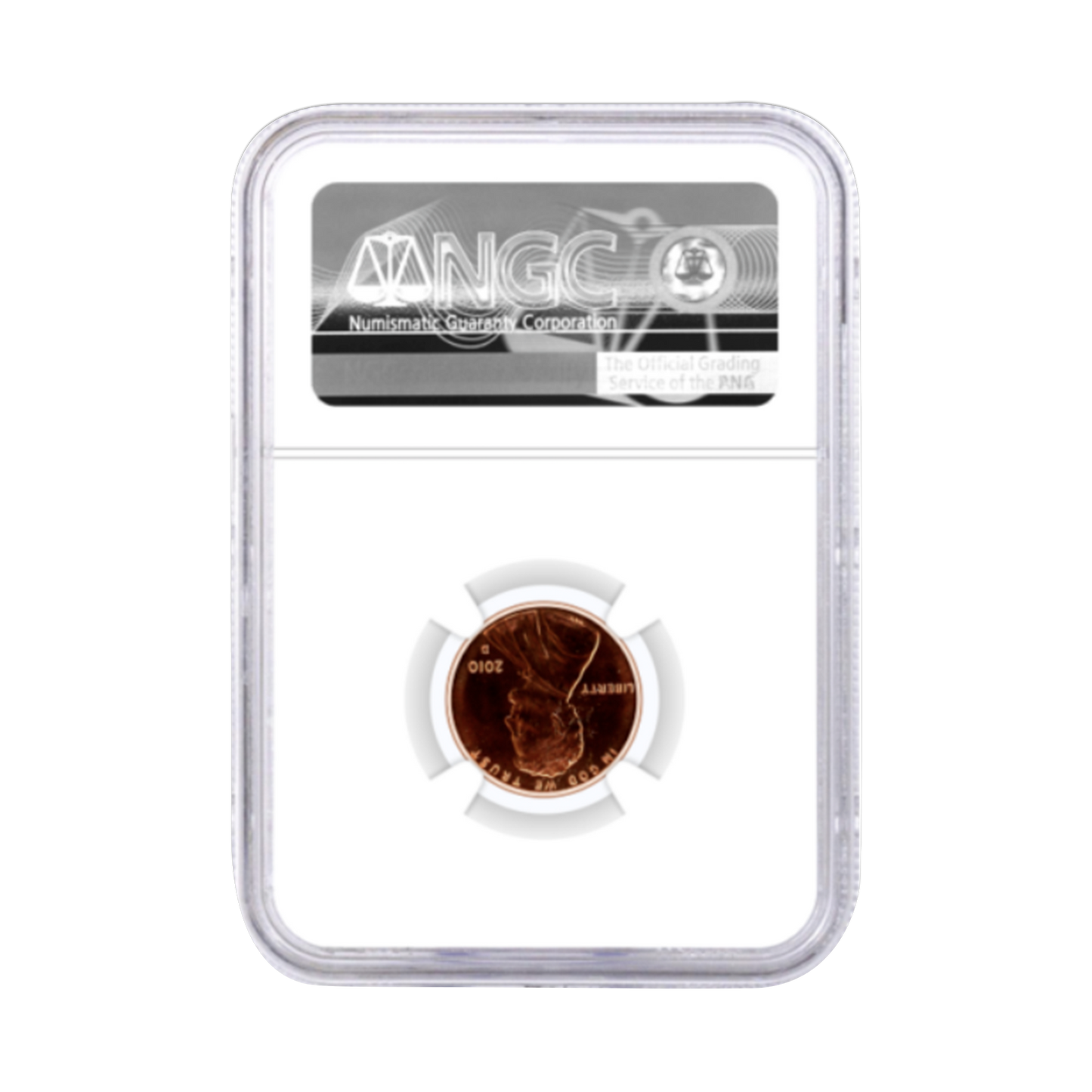2010 D Lincoln Cent Union Shield Gem Uncirculated - First Shield Reverse - Lyndall Bass Signature Label