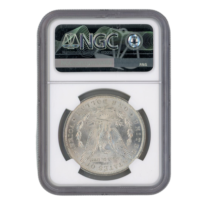 1882 Morgan Silver Dollar Philadelphia - NGC MS64+ Sight White