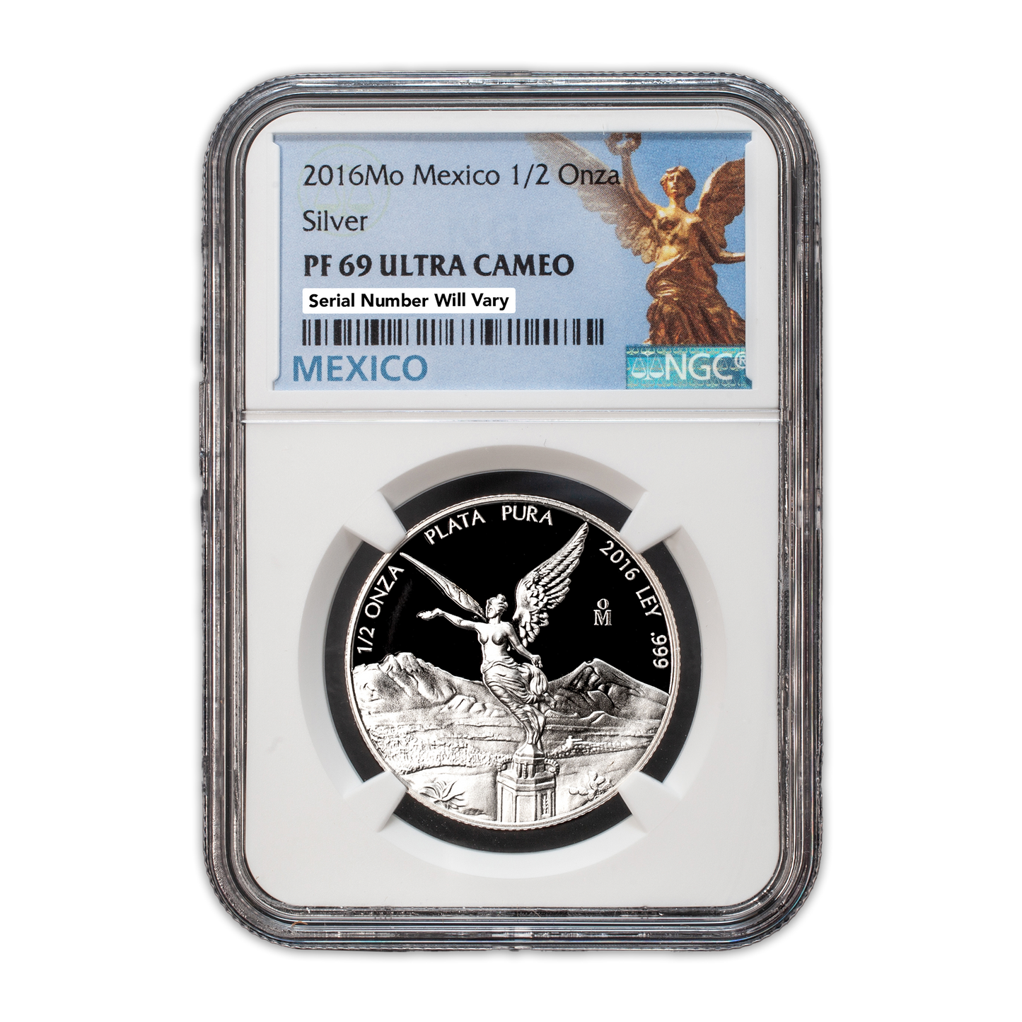 2016 Mexico Libertad - 1/2 Oz Silver Proof - NGC PF69