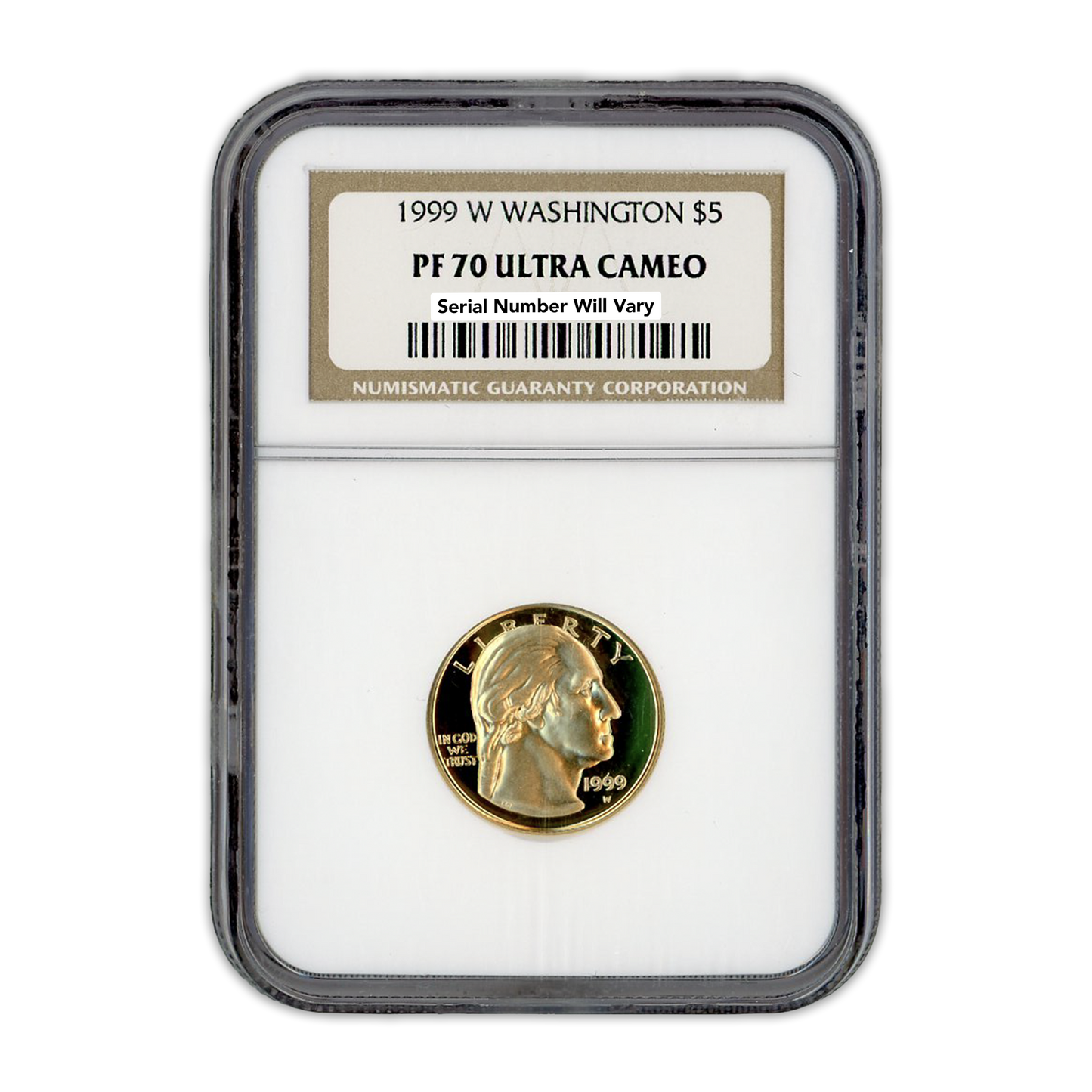1999 $5 Washington Gold - NGC PF70 Ultra Cameo