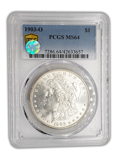 1903 O Morgan Silver Dollar New Orleans - PCGS MS64 Sight White