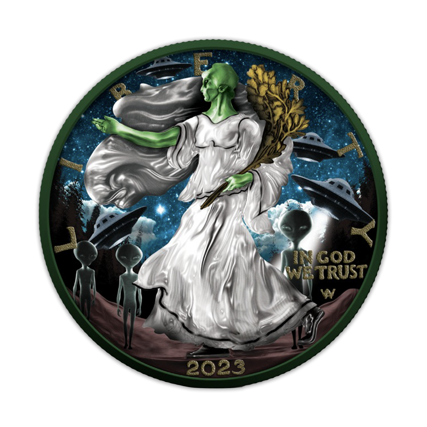 PREORDER: 2023 Alien Invasion Silver Eagle - Icon Mint