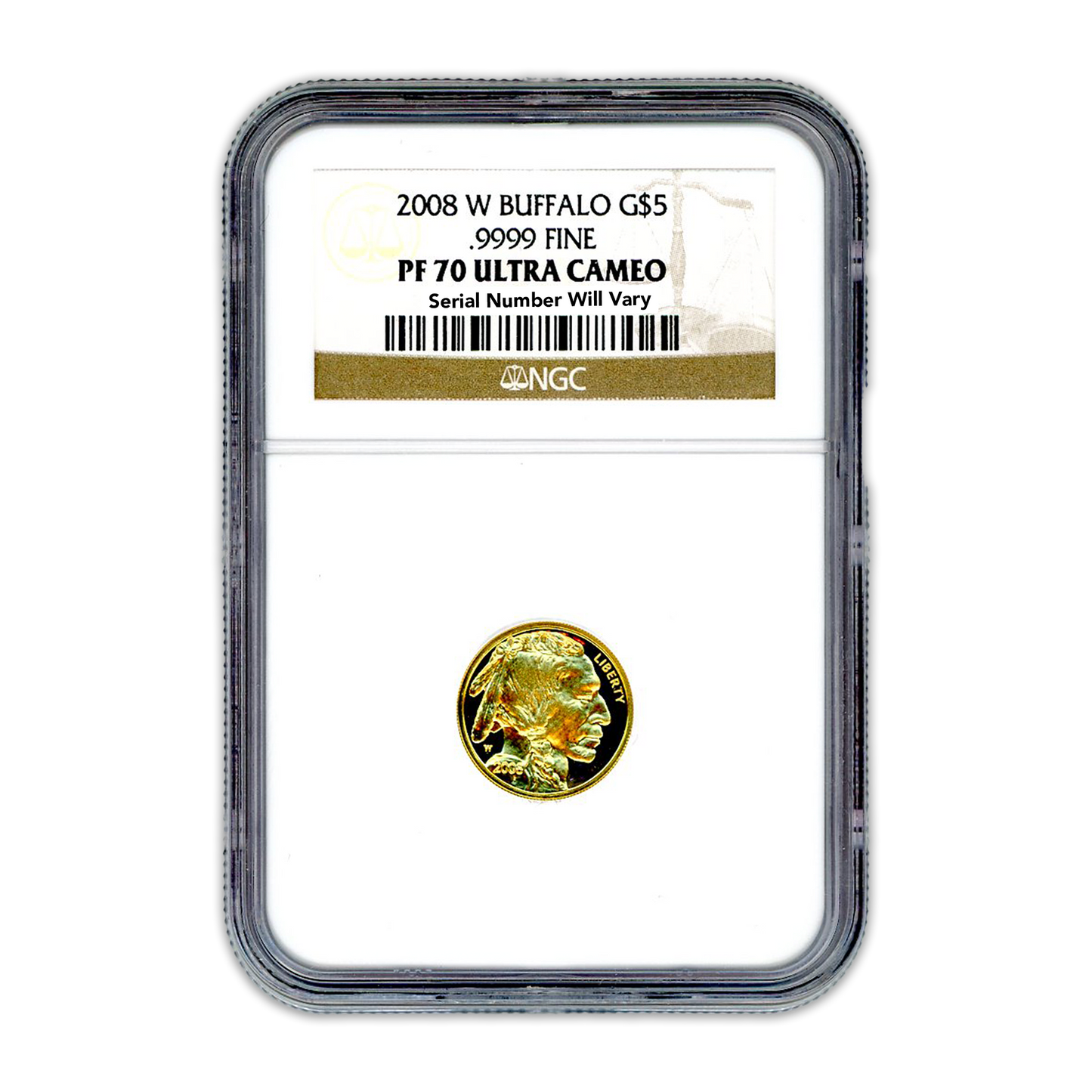 2008 $5 Gold Buffalo NGC PF70 Ultra Cameo