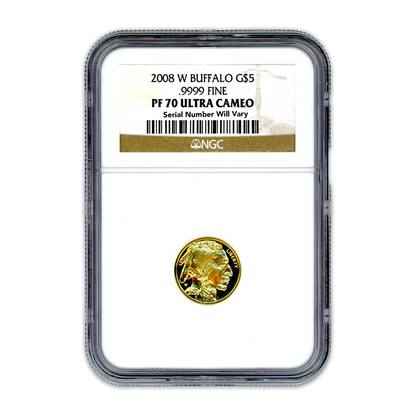 2008 $5 Gold Buffalo NGC PF70 Ultra Cameo