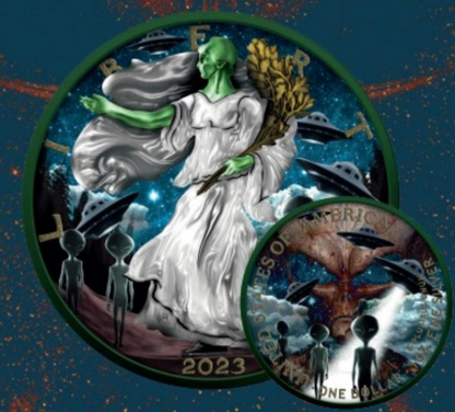 PREORDER: 2023 Alien Invasion Silver Eagle - Icon Mint