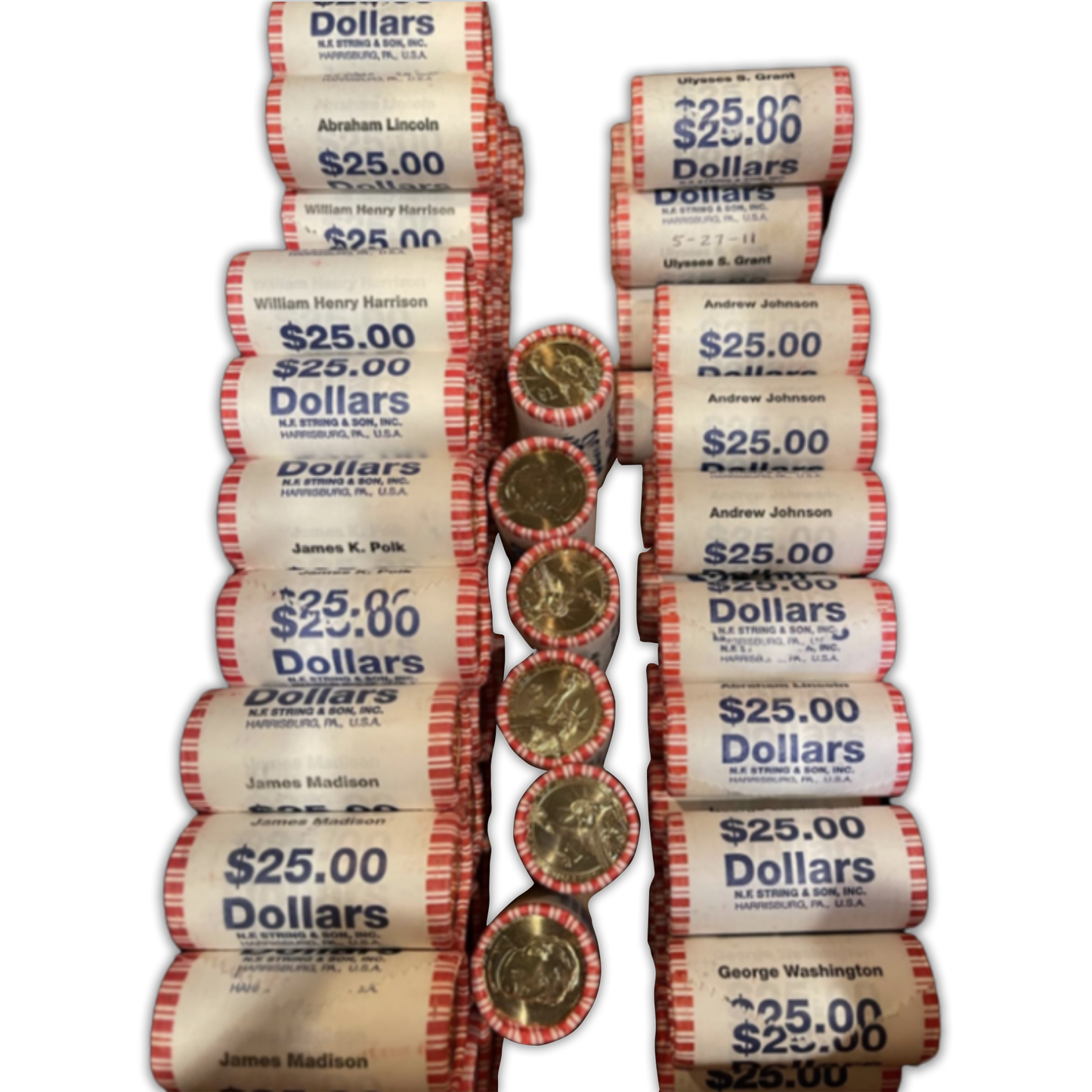 OGP $1 Presidental Deal - Paper Wrapped Dollar Roll of 25