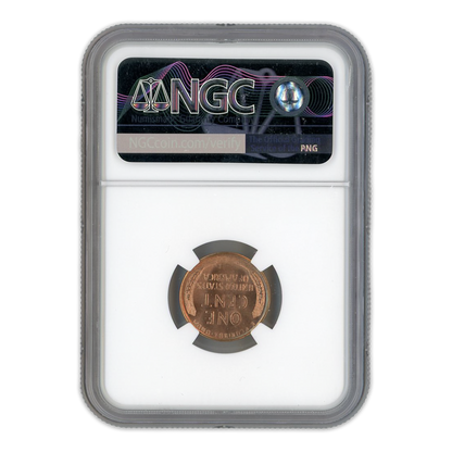 1942-D Lincoln Wheat Cent - NGC MS66 RD
