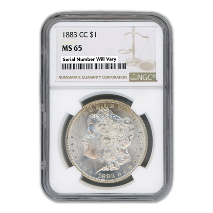 1883-CC Morgan Silver Dollar Carson City - NGC MS65