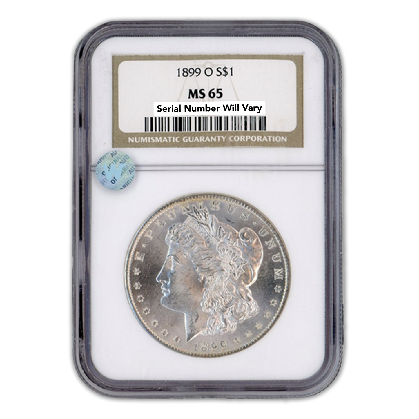 1899-O Morgan Silver Dollar New Orleans - NGC MS65