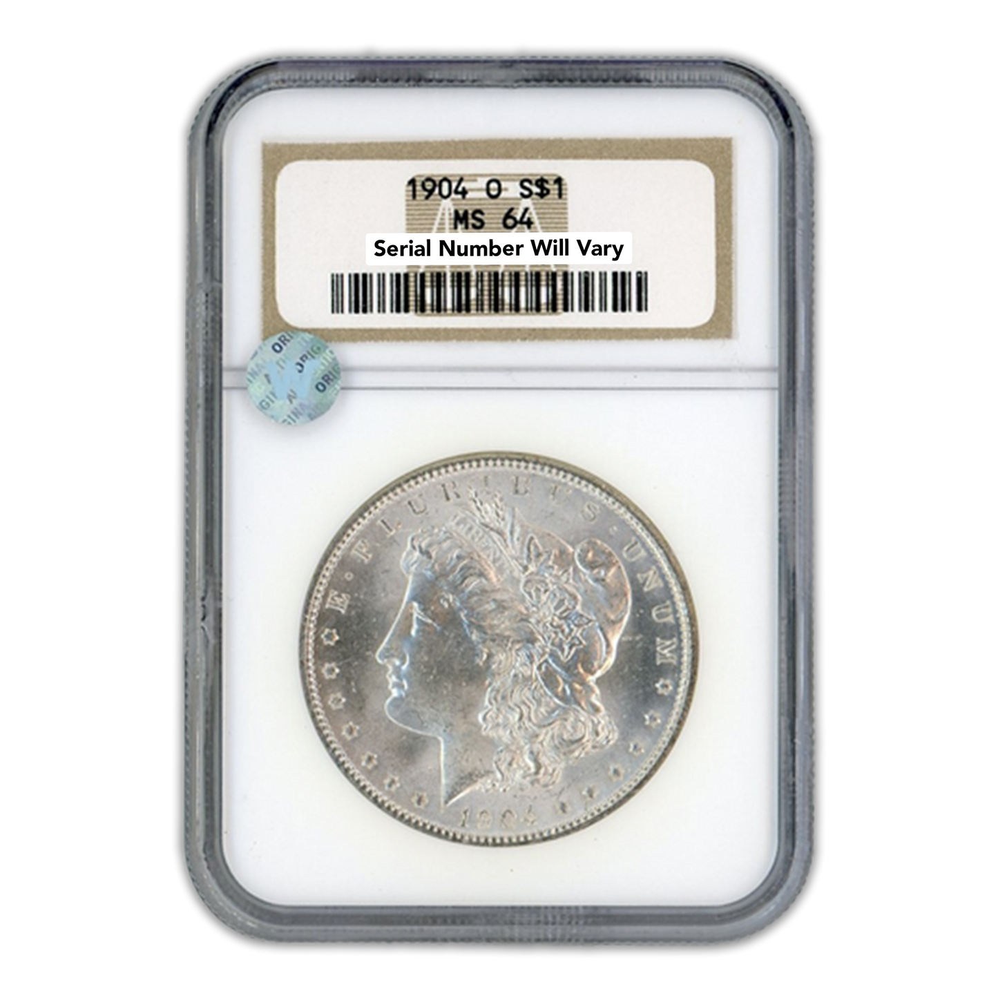 1904 Morgan Silver Dollar New Orleans - NGC MS64 Sight White