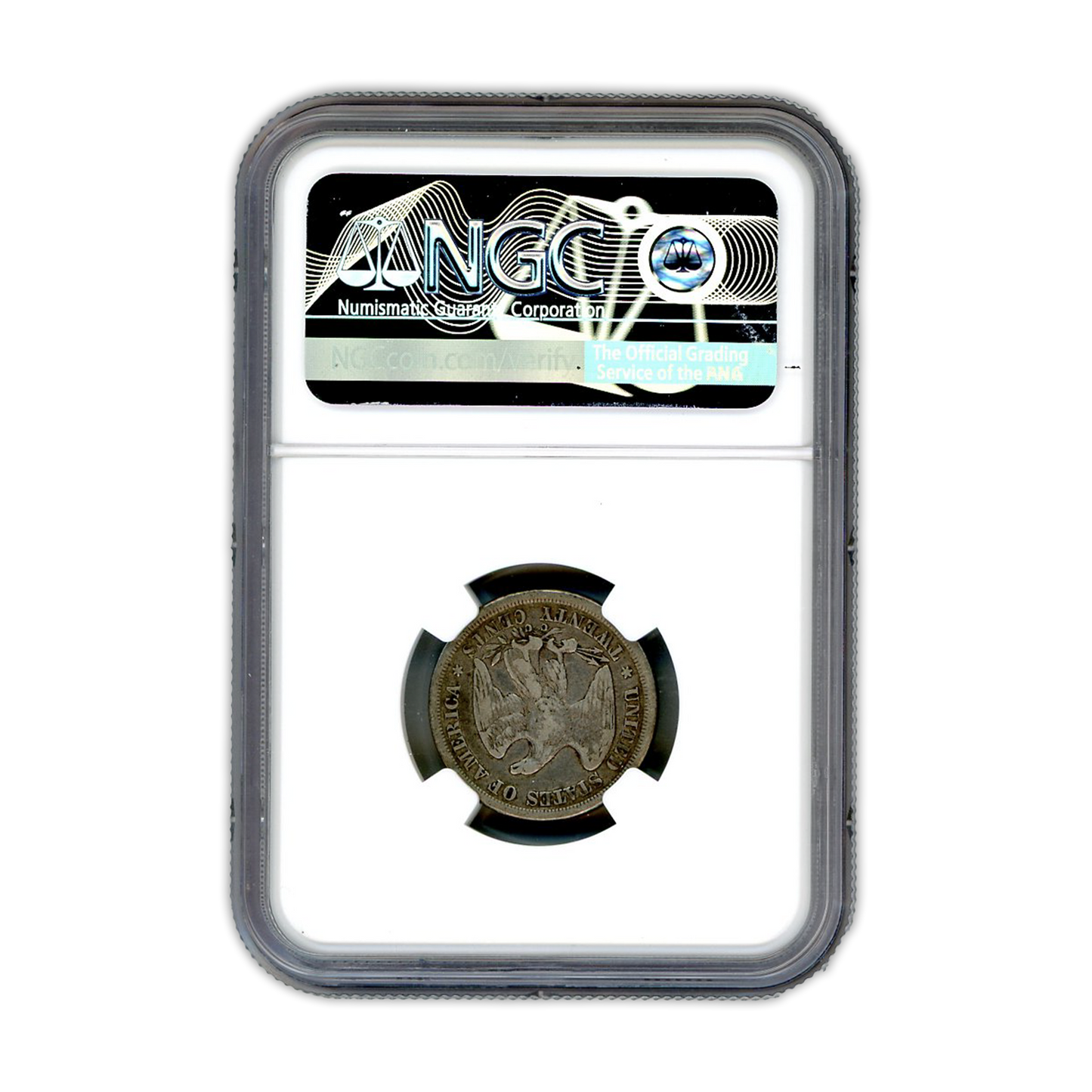 1875-CC Twenty Cent Silver Carson City - NGC F15
