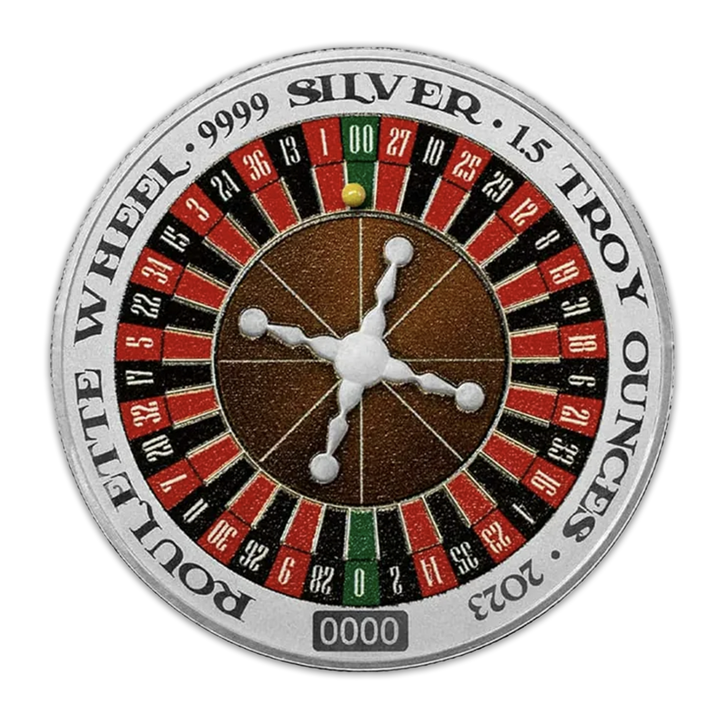 2023 1.5 oz Niue Roulette Silver Coin in Deluxe Packaging