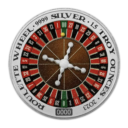 2023 1.5 oz Niue Roulette Silver Coin in Deluxe Packaging