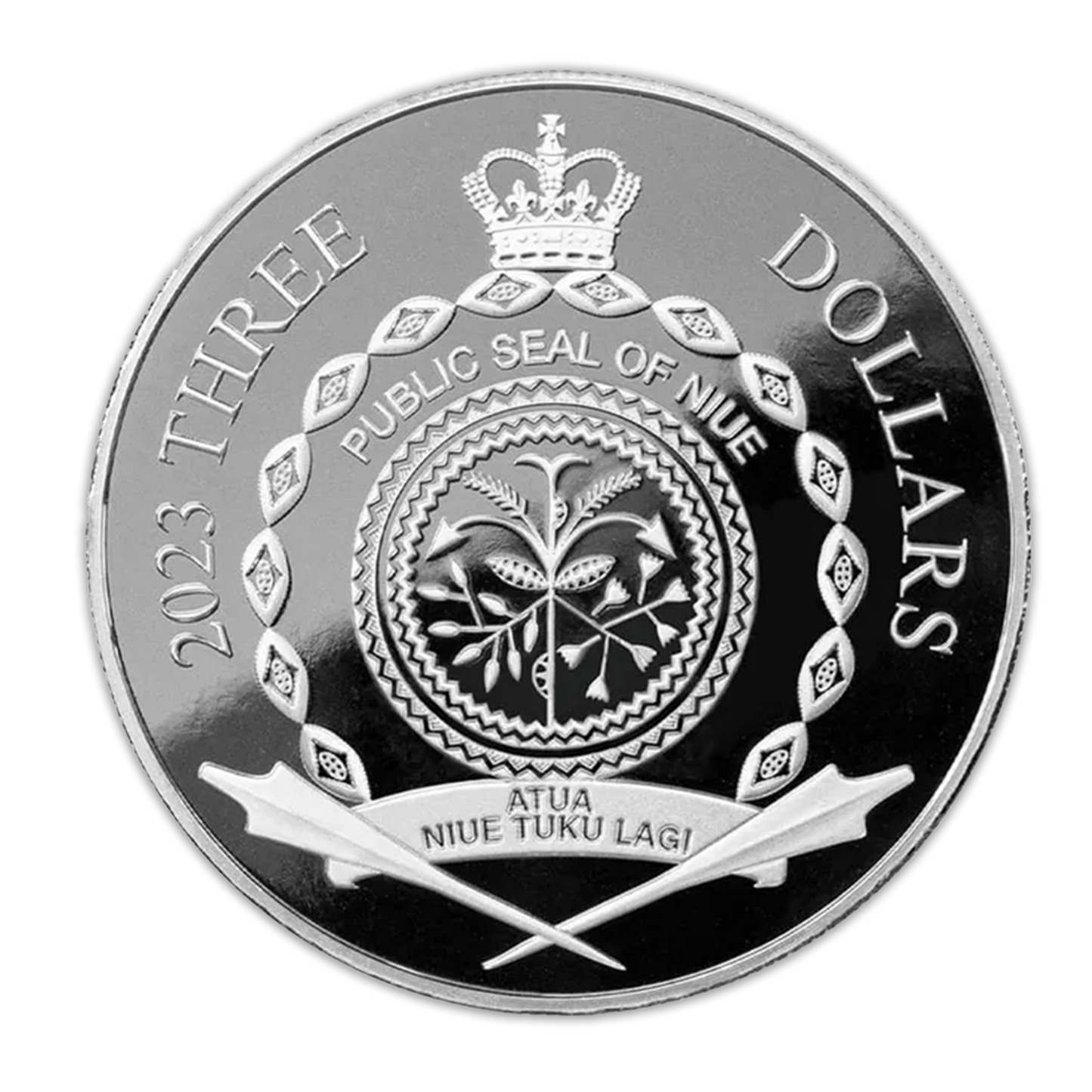 2023 1.5 oz Niue Roulette Silver Coin in Deluxe Packaging