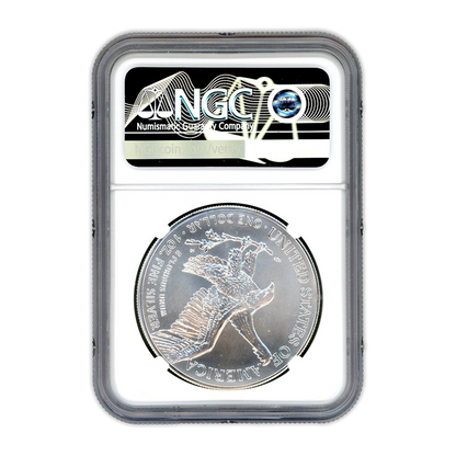 2023 Silver Eagle - Business Strike - First Day of Issue - NGC MS70 John Mercanti Label