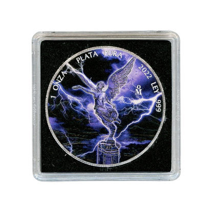 2022 Mexico Libertad Storm Edition - 1 oz Silver Coin