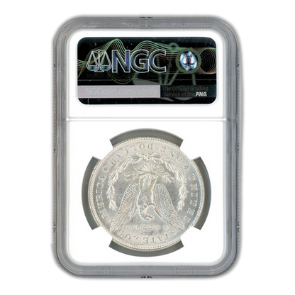 1878 Morgan Silver Dollar 7/8 Tailfeathers - Strong - NGC MS62 Sight White