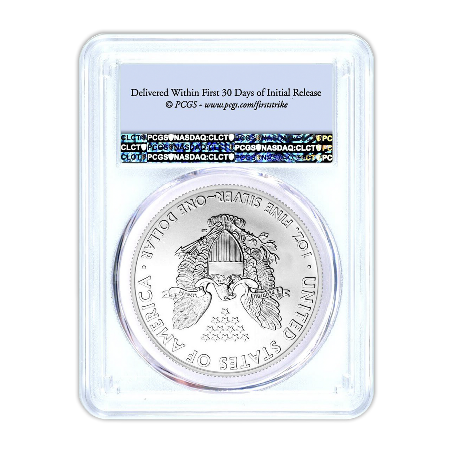 1987 Silver Eagle - First Strike - PCGS MS69 Flag Label