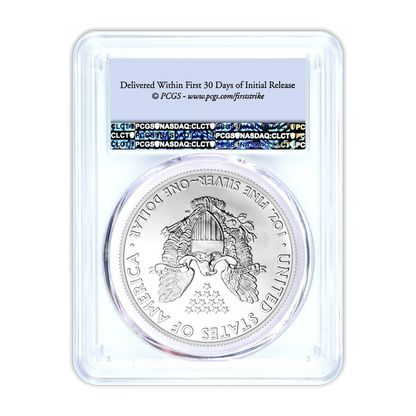 1987 Silver Eagle - First Strike - PCGS MS69 Flag Label