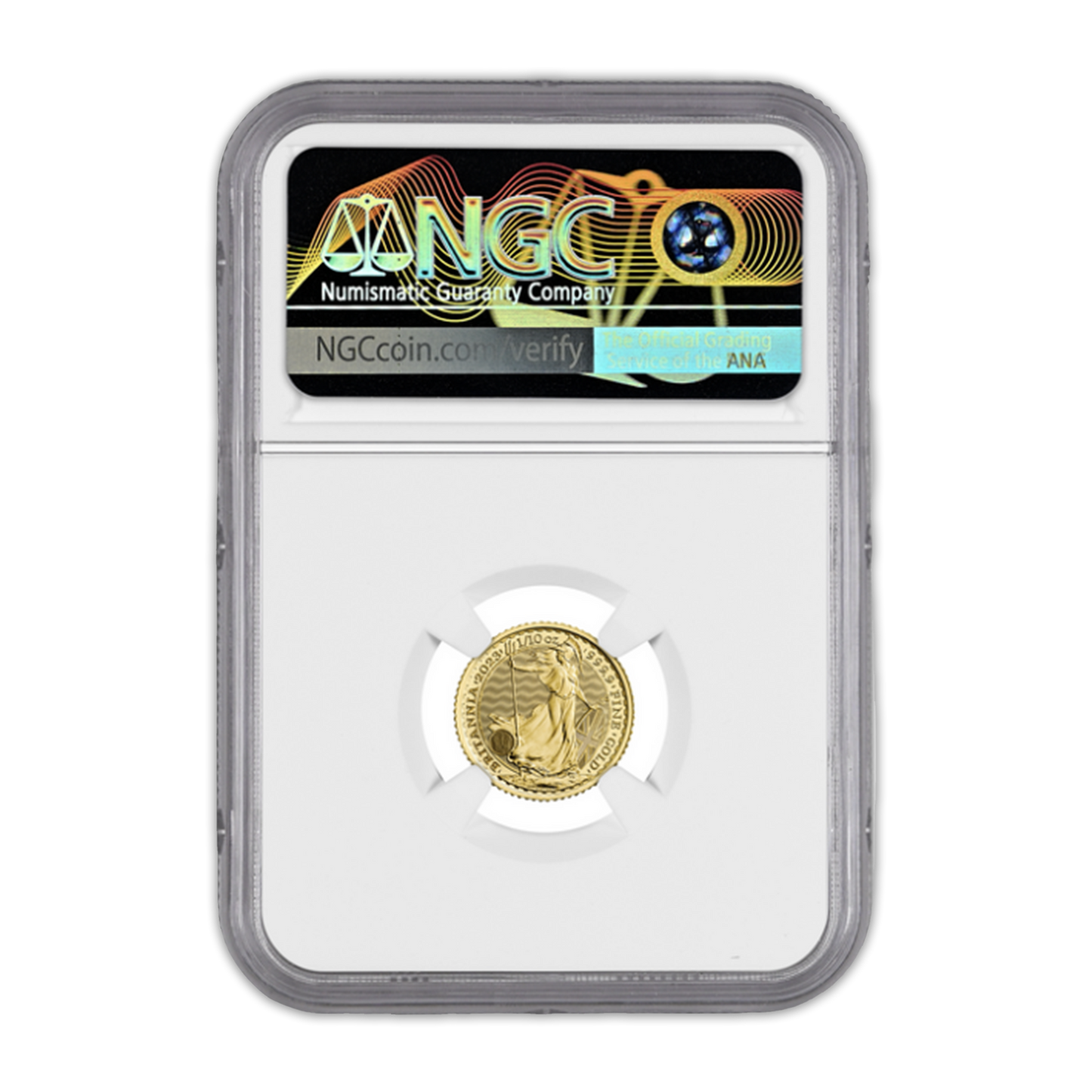 2023 1/10 oz Gold Britannia - NGC MS70 Final Queen Elizabeth II Label